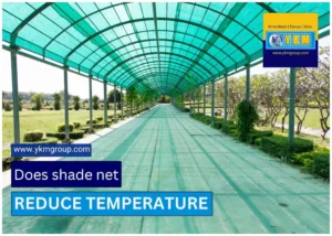 Does shade net reduce temperature