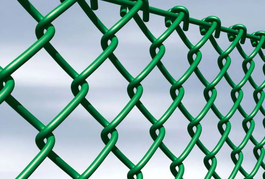 Thick Gauge Commercial Chain Link Fence PVC Coated